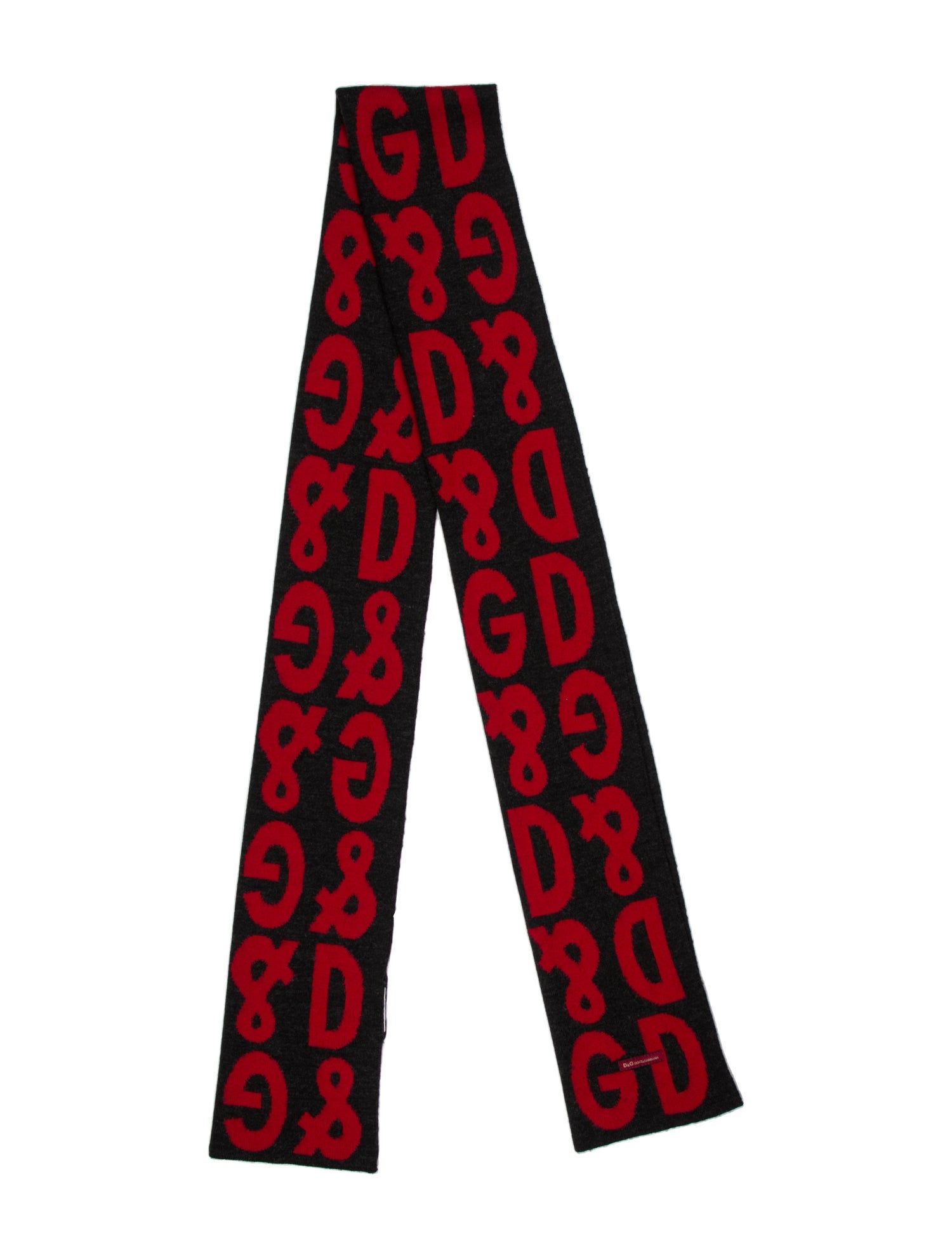 D&G Wool Printed Scarf
