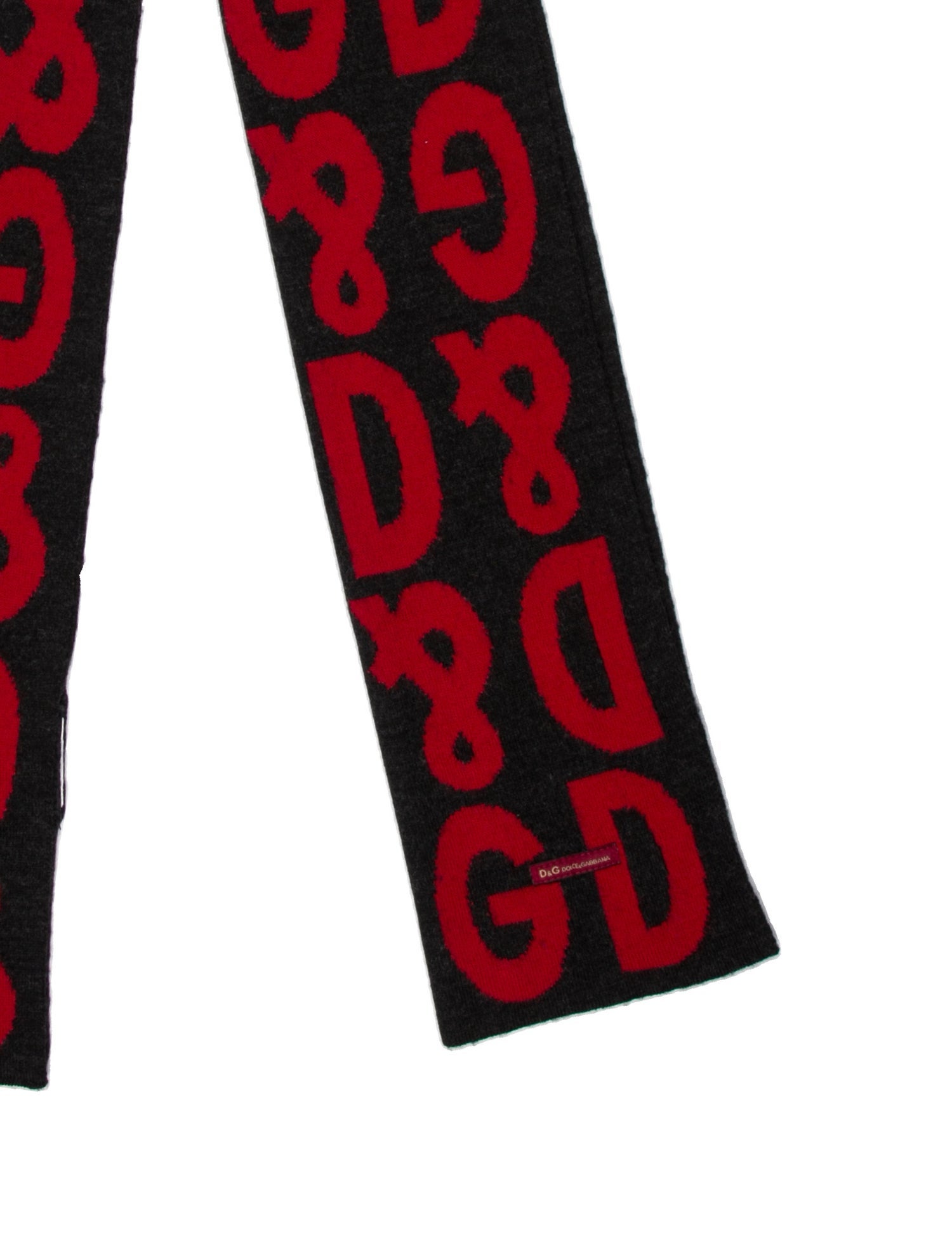 D&G Wool Printed Scarf