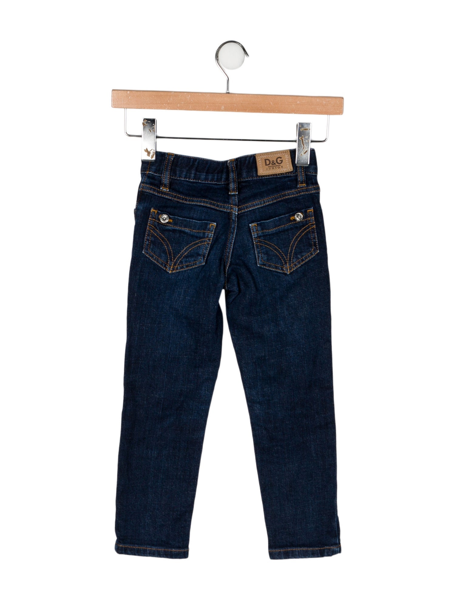 D&G Solid Flat Front Jeans