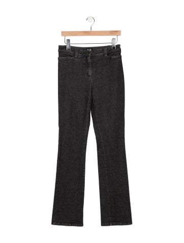 Pre-owned D&g Mid-rise Flared Jeans In Multicolor
