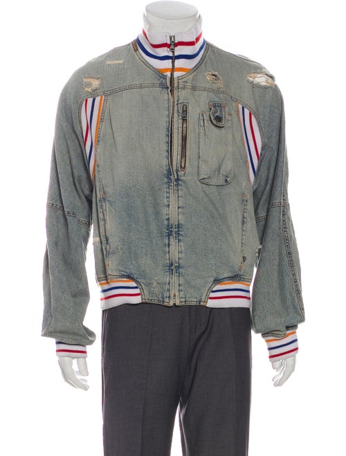 D&G Distressed Denim Jacket Denim
