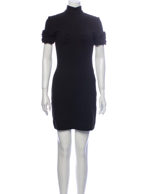D&G Turtleneck Mini Dress Black
