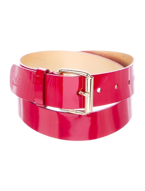 D&G Patent Leather Belt gold
