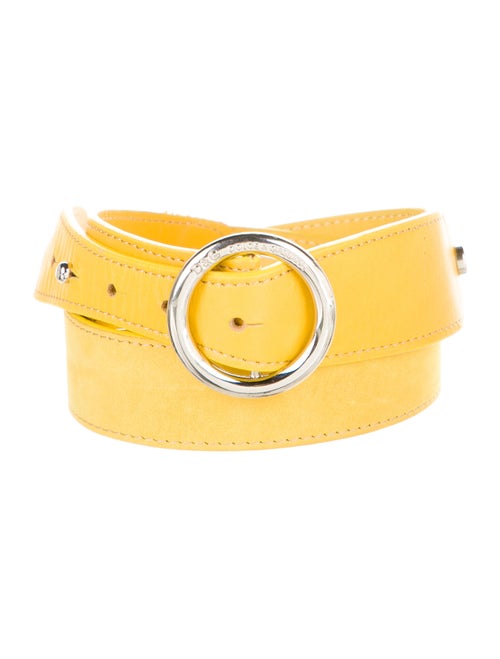 D&G Leather Hip Belt Yellow