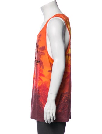 D&G Graphic Print Scoop Neck Tank