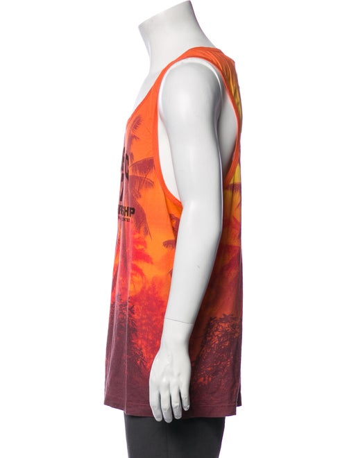 D&G Graphic Print Scoop Neck Tank