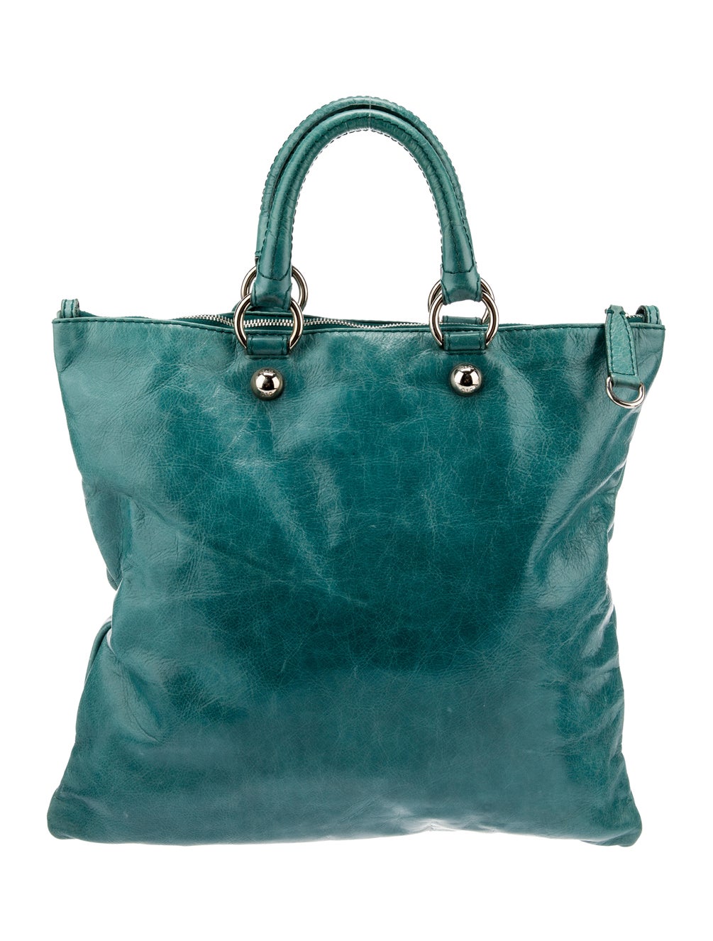 D&G Emy Leather Bag Green Totes, Handbags WDG90857 The RealReal