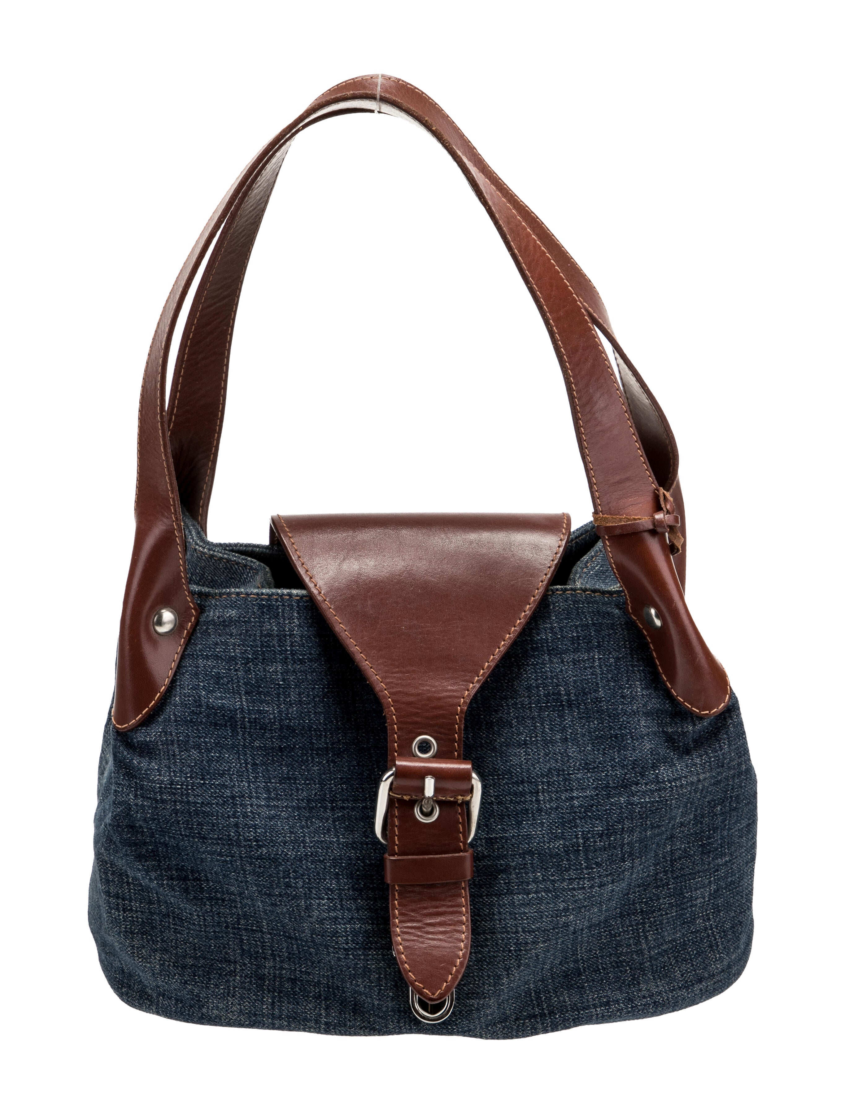 D&G Denim Shoulder Bag Blue Handle Bags, Handbags WDG90951 The