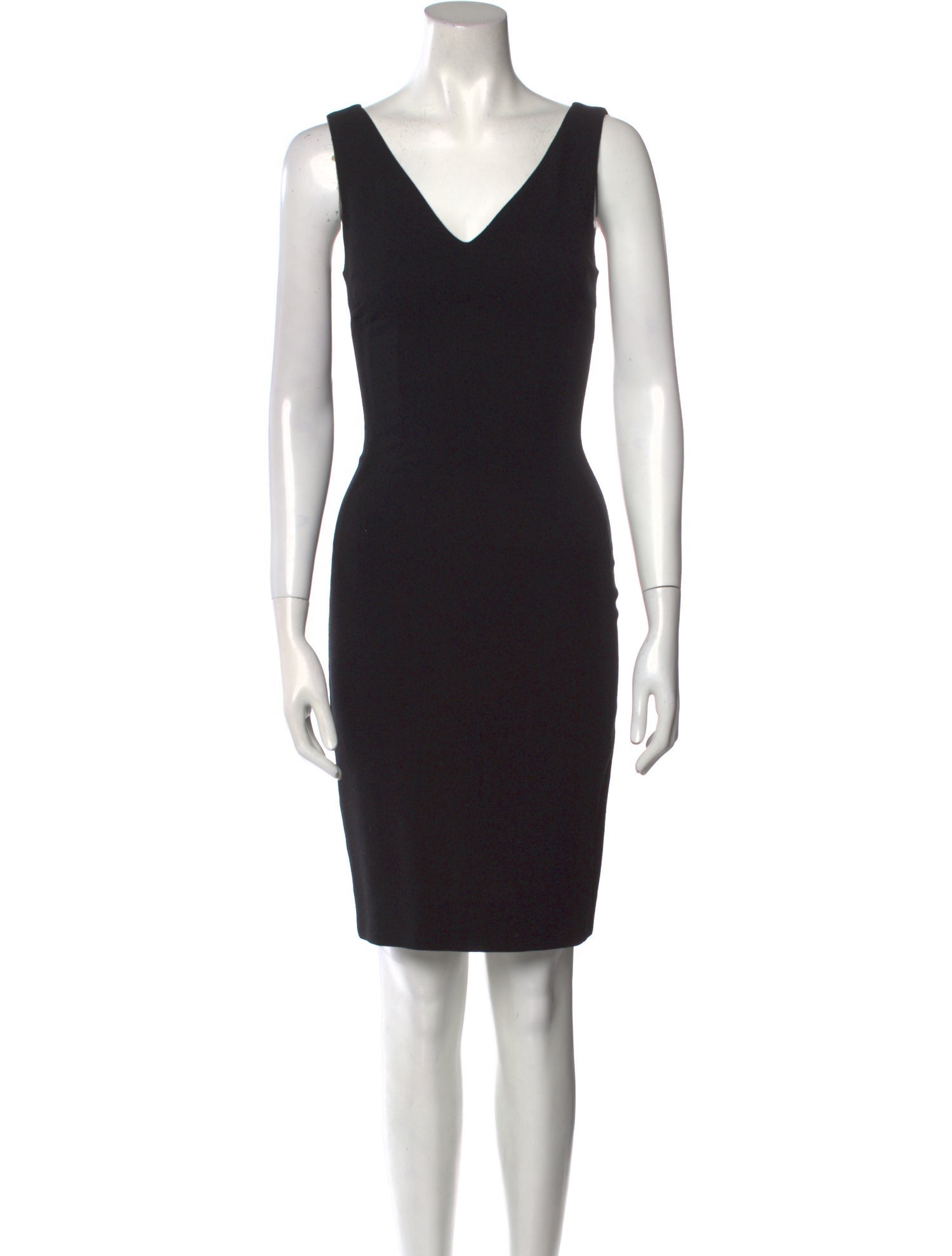 Robe THE ROW Macallister En Maille Stretch - Couleur Noir Nuit (Midnight Black) - Taille S - Neuf Avec étiquettes - Zip Doré élégant