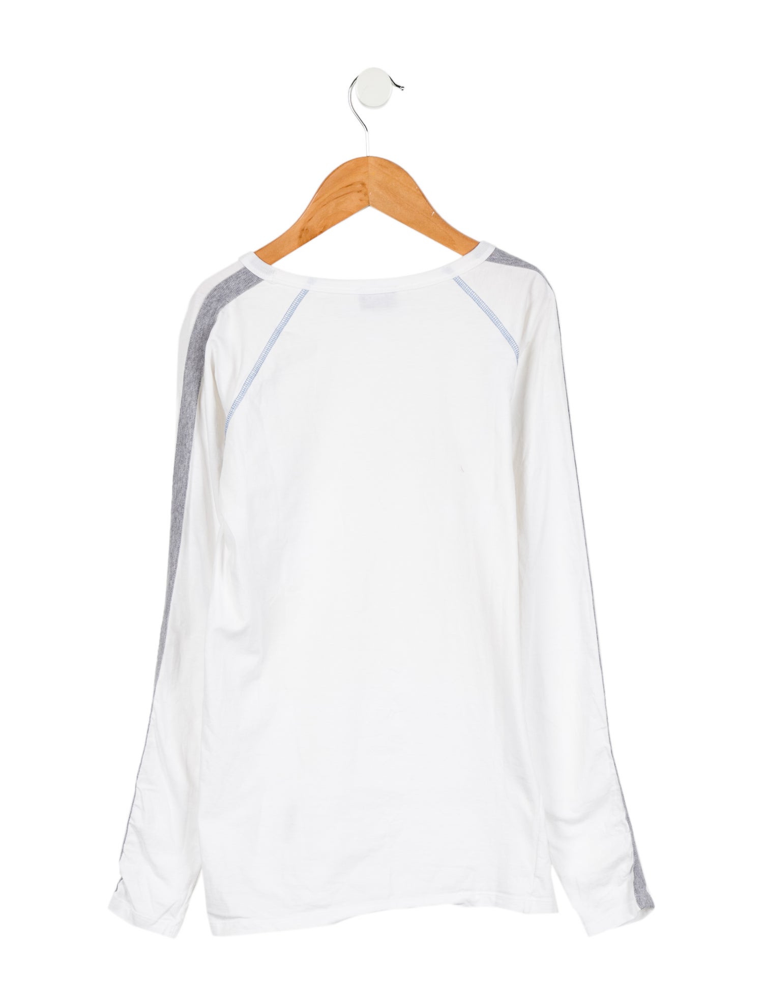 D&G Girls Cotton Bateau Neckline Long Sleeve Top
