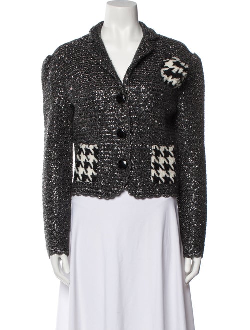 D&G 2000's Houndstooth Print Sweater