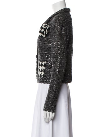 D&G 2000's Houndstooth Print Sweater