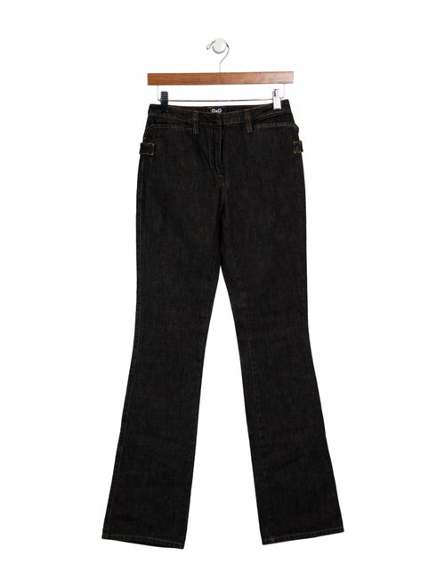 D&G High-Rise Straight Leg Jeans