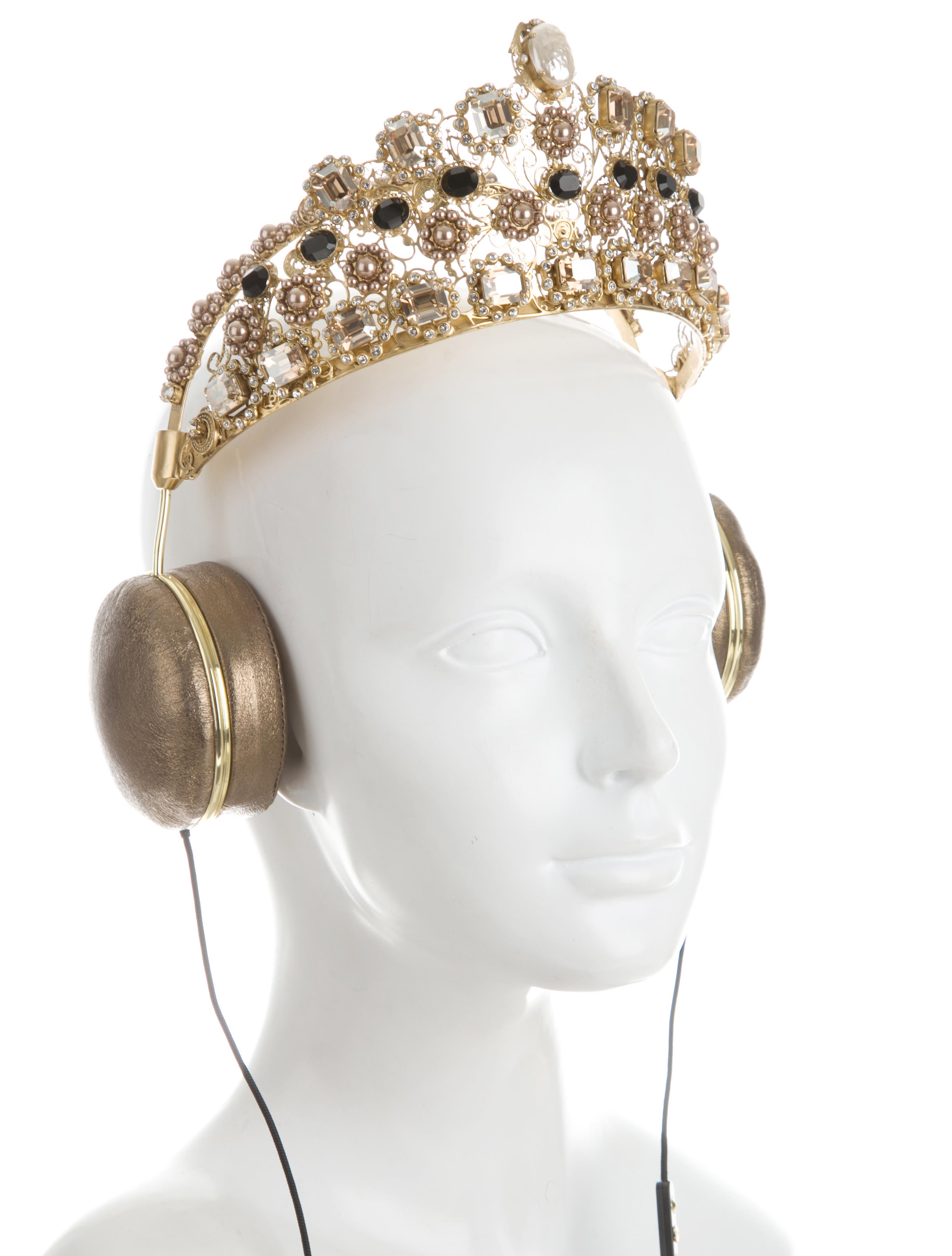 Dolce & Gabbana x Frends 2015 Embellished Crown Headphones