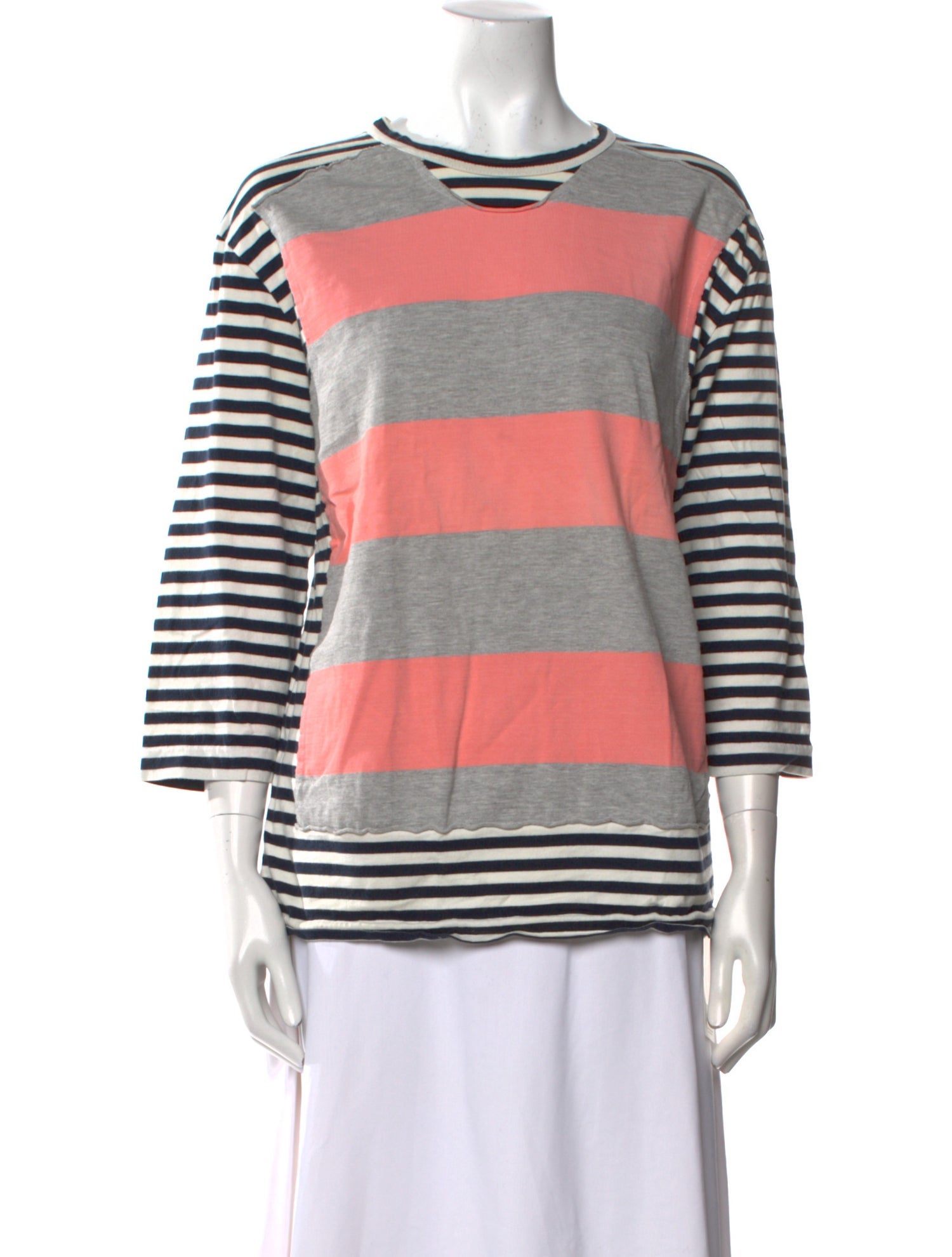 Good Design Shop Comme des Garçons Striped Crew Neck Top