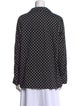 Good Design Shop Comme des Garçons Polka Dot Print Long Sleeve Button-Up Top