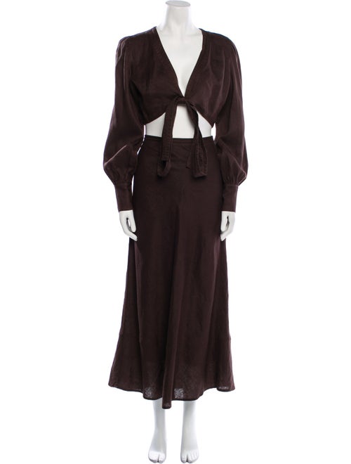 Dissh Linen Skirt Set