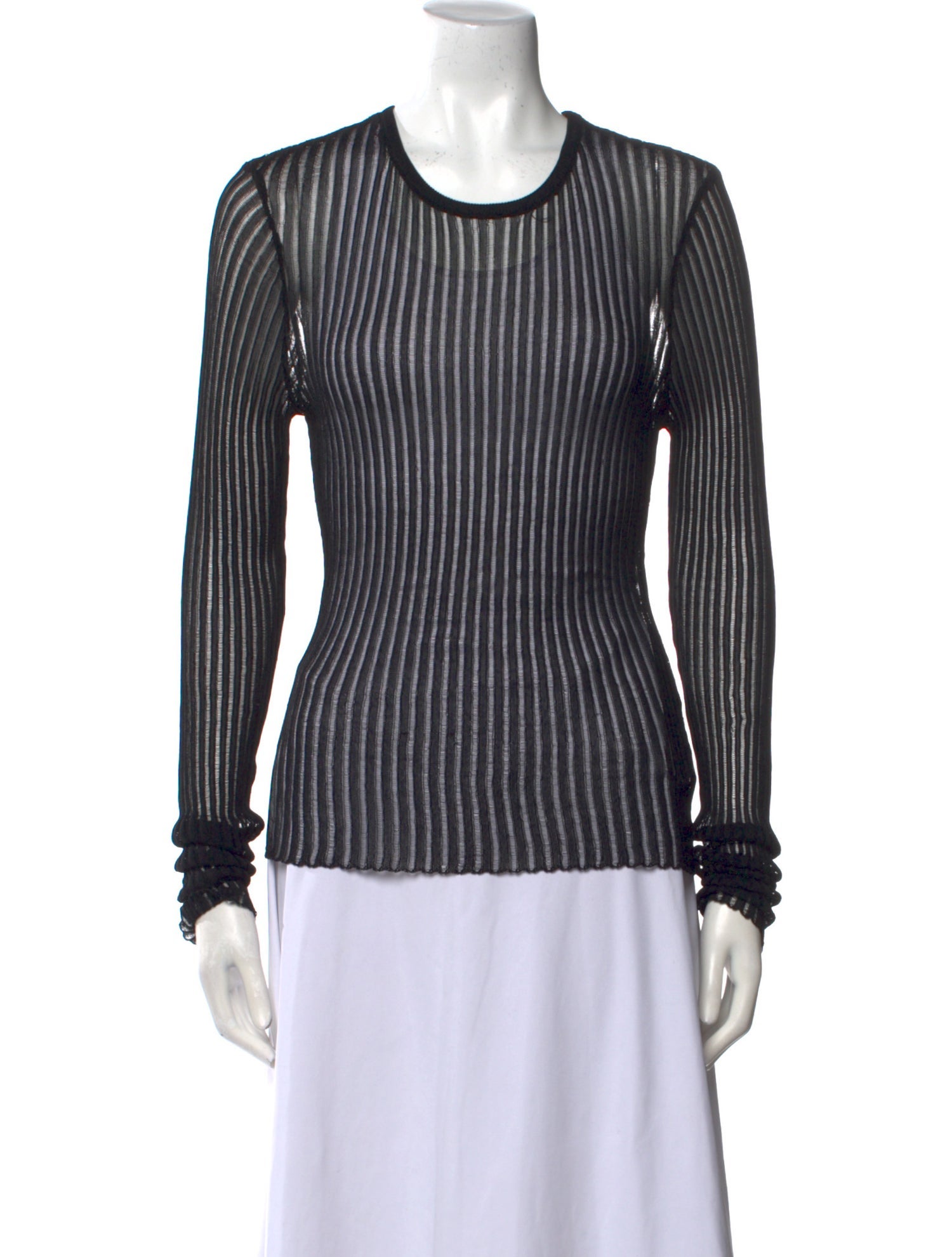 Dissh Crew Neck Long Sleeve Top