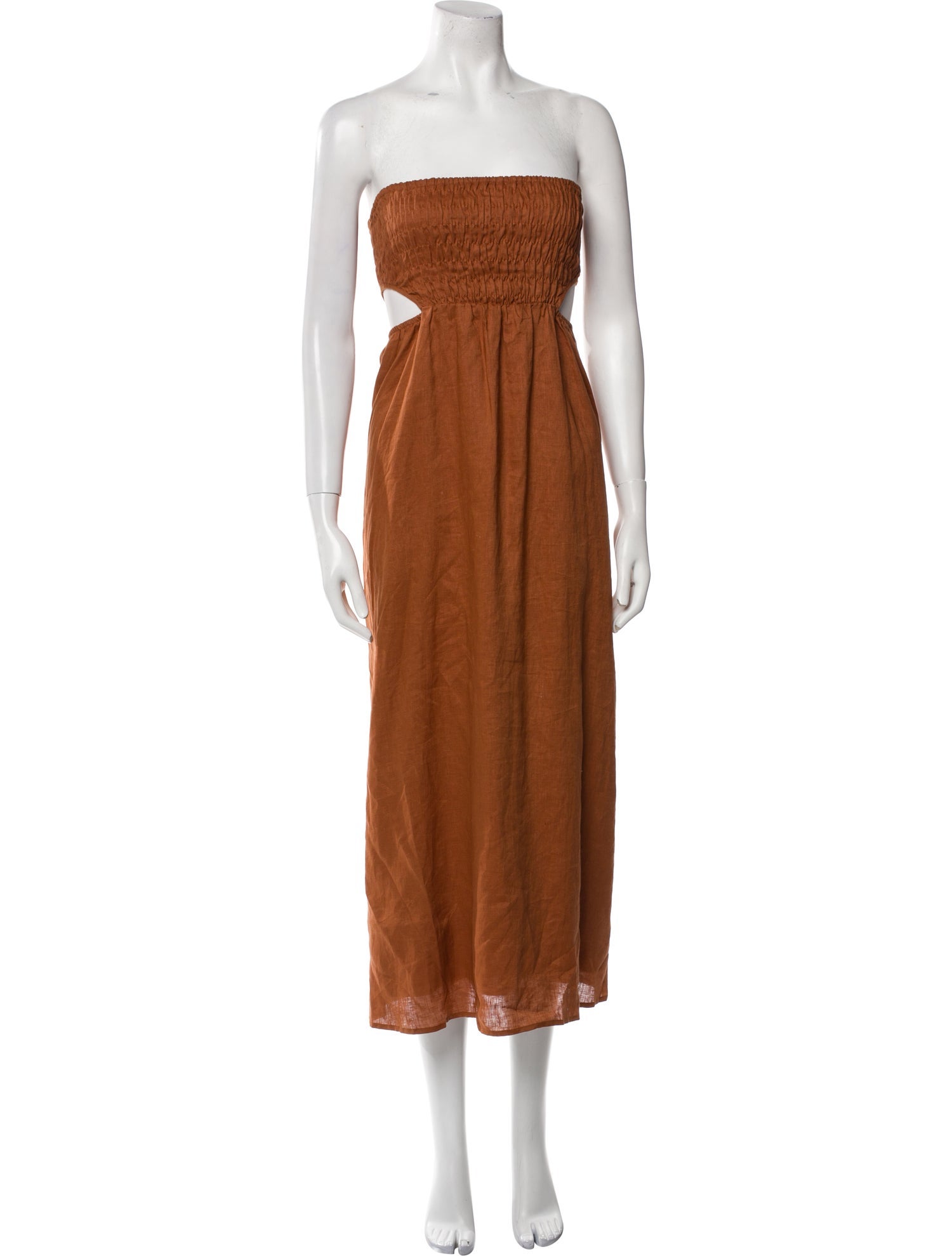 Dissh Linen Midi Length Dress