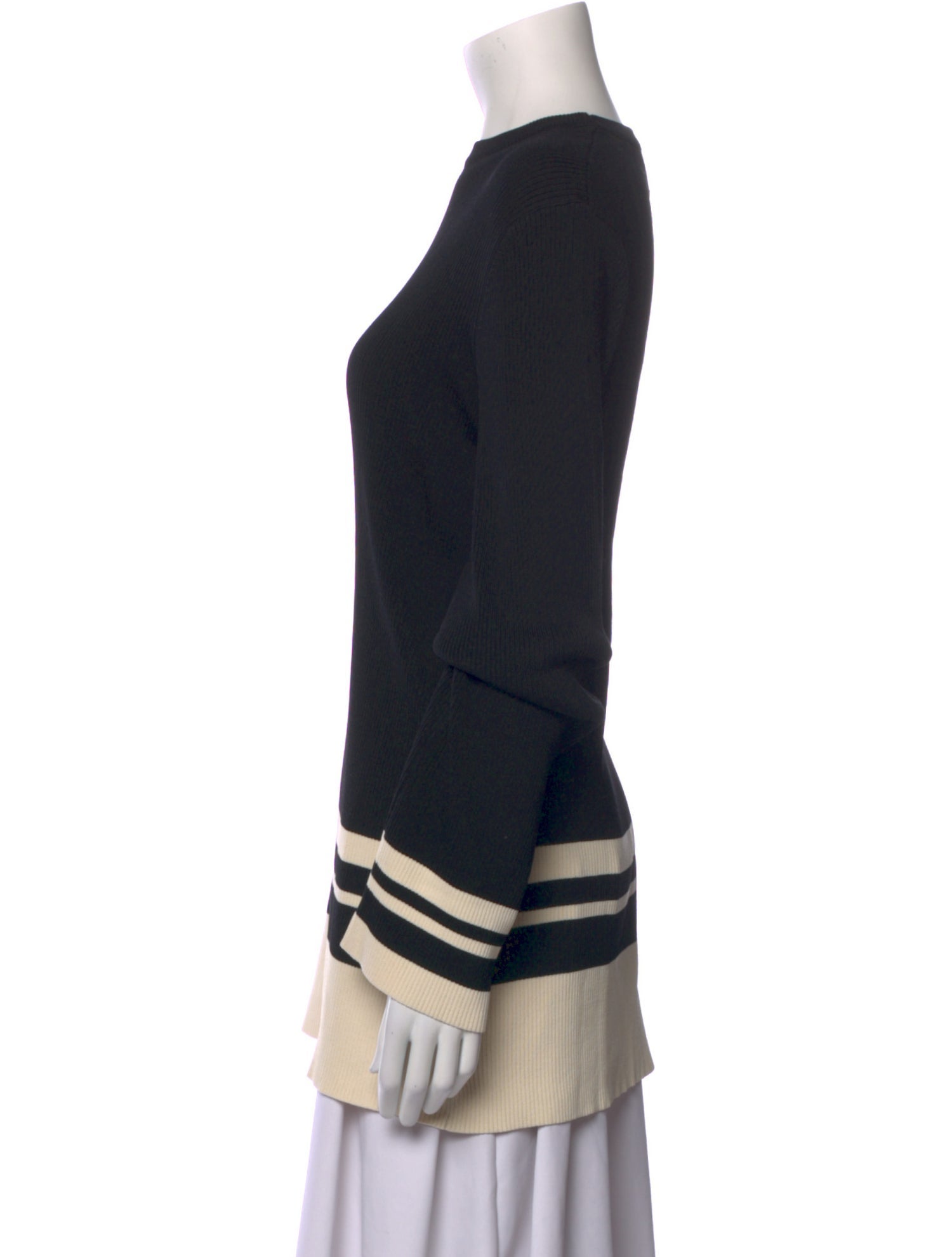 Dissh Striped Mock Neck Tunic w/ Tags