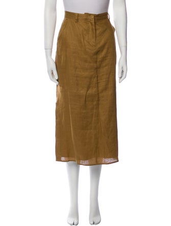 Dissh Linen Midi Length Skirt