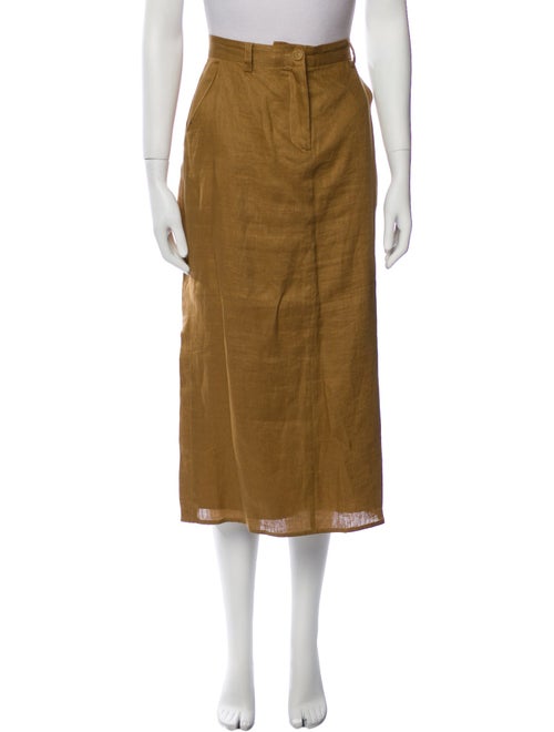 Dissh Linen Midi Length Skirt