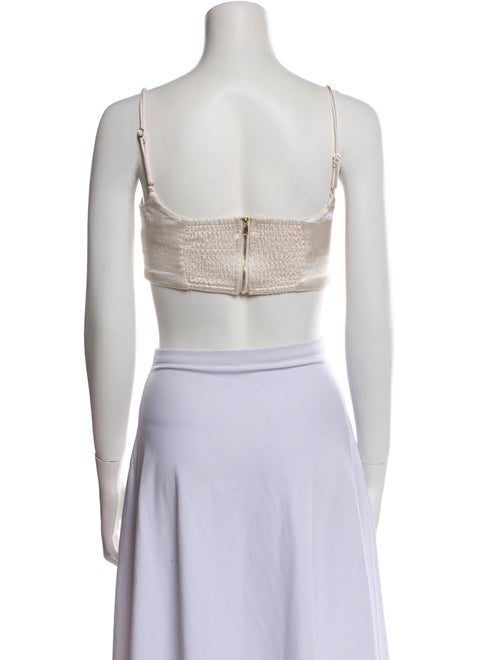 Dissh Square Neckline Sleeveless Crop Top