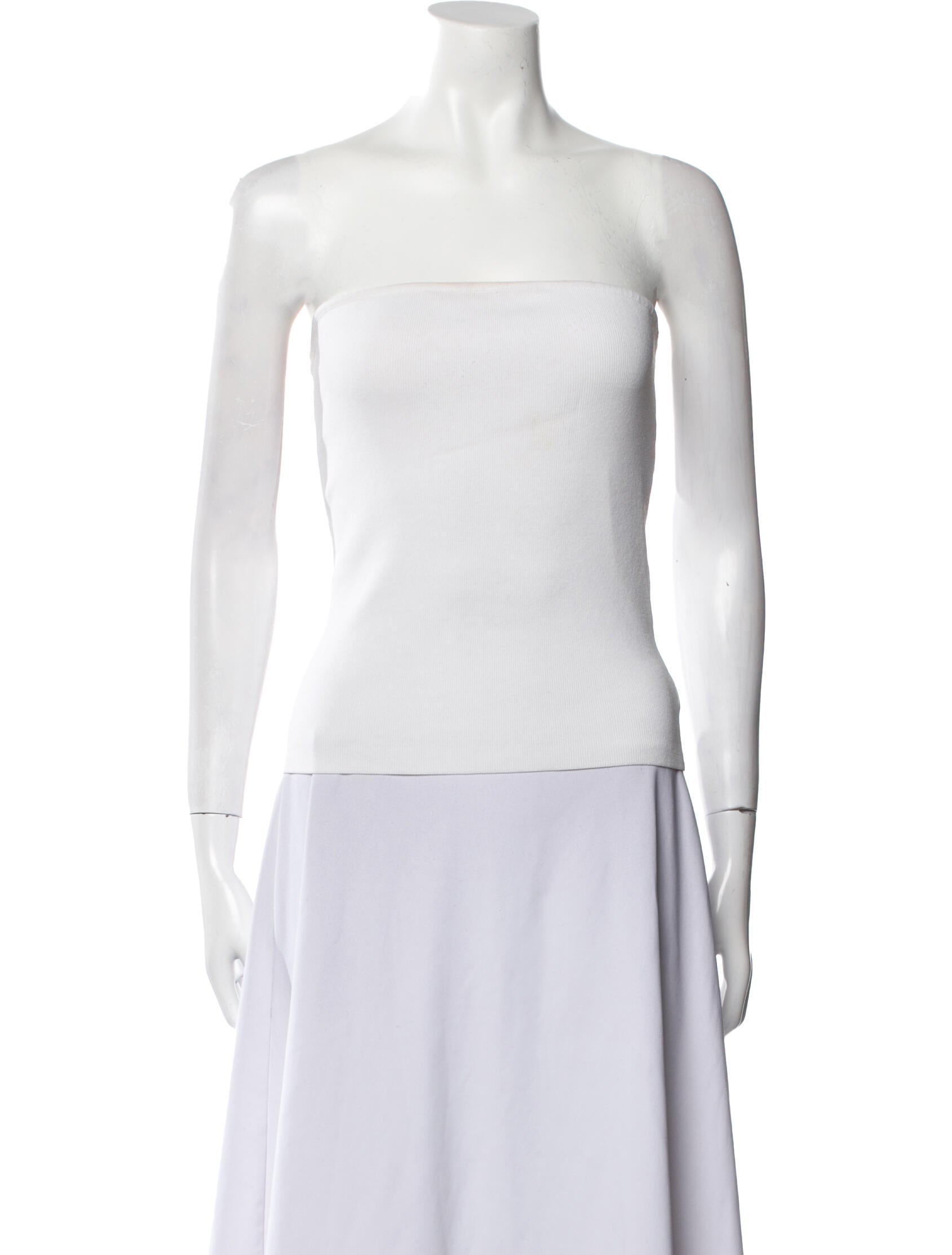 Dissh Strapless Crop Top