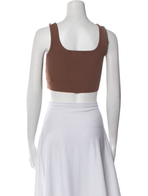 Dissh Square Neckline Sleeveless Crop Top