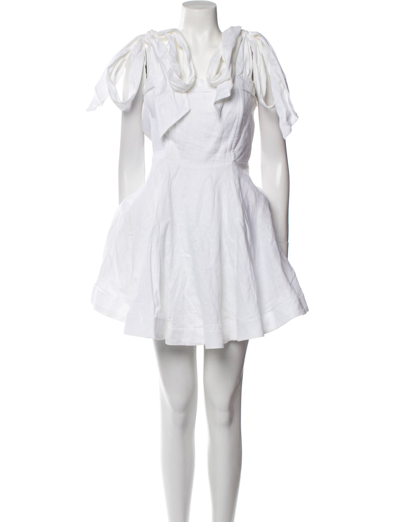 Dissh Linen Knee-Length Dress