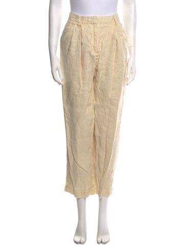 Dissh Pants Linen Straight Leg S