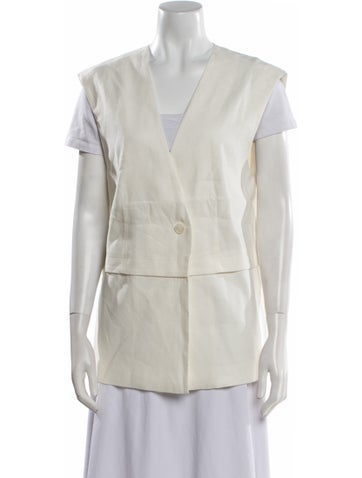 Dissh Jackets Linen Vest US 4 | S