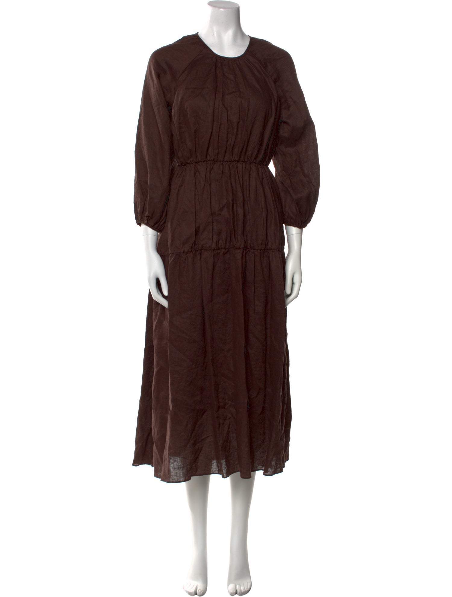 Dissh Linen Midi Length Dress