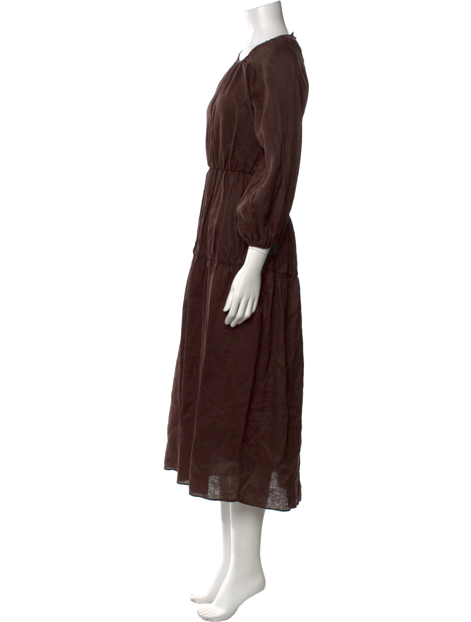 Dissh Linen Midi Length Dress