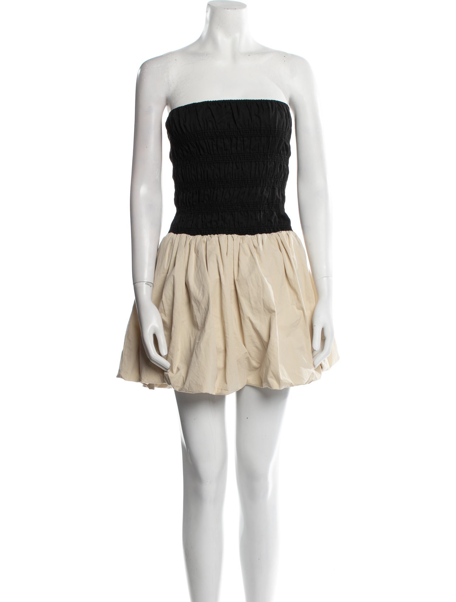 Dissh Colorblock Pattern Mini Dress