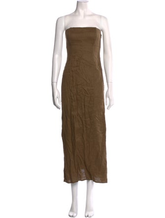 Dissh Linen Midi Length Dress