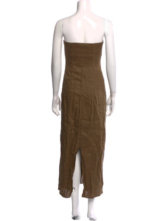 Dissh Linen Midi Length Dress