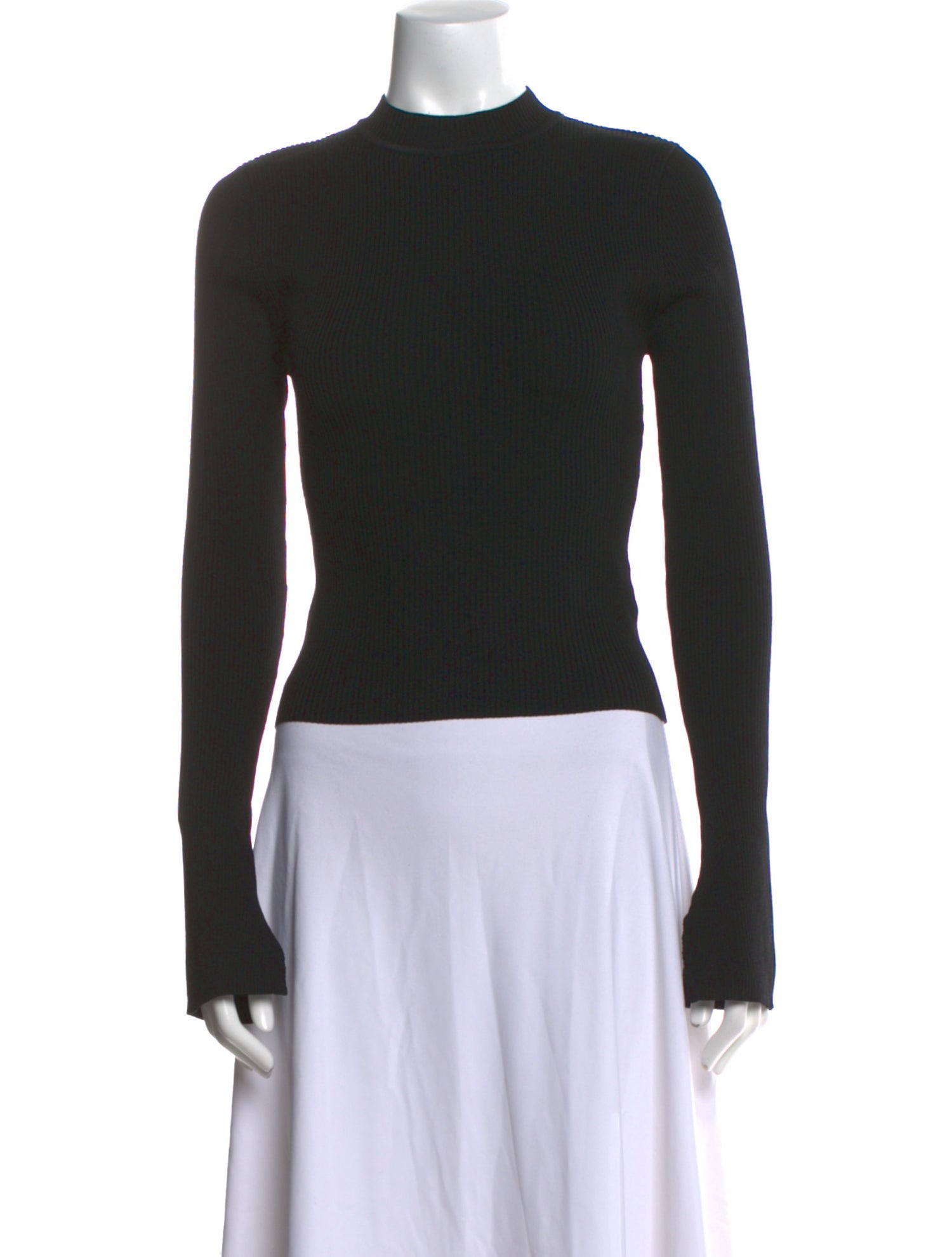 Dissh Mock Neck Long Sleeve Top