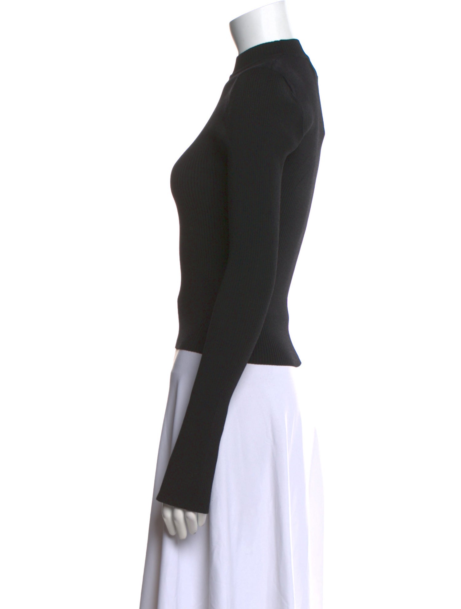 Dissh Mock Neck Long Sleeve Top