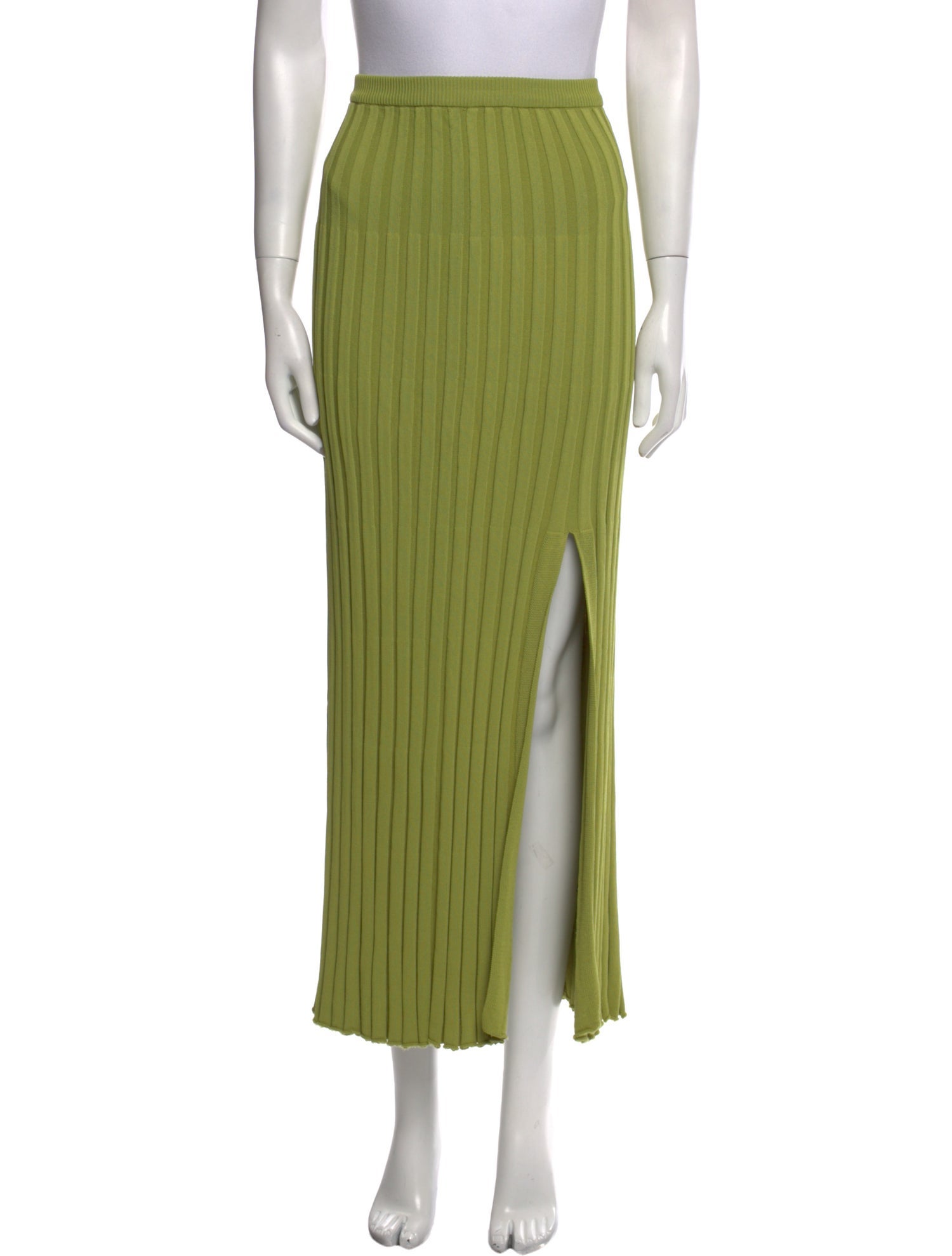 Dissh Pleated Accents Midi Length Skirt