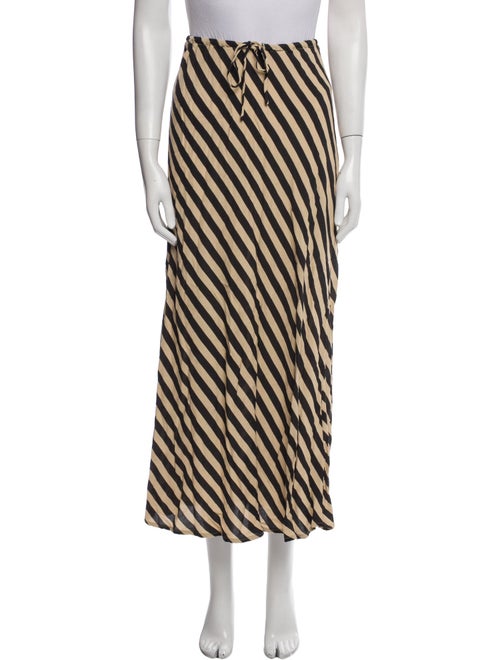 Dissh Striped Midi Length Skirt