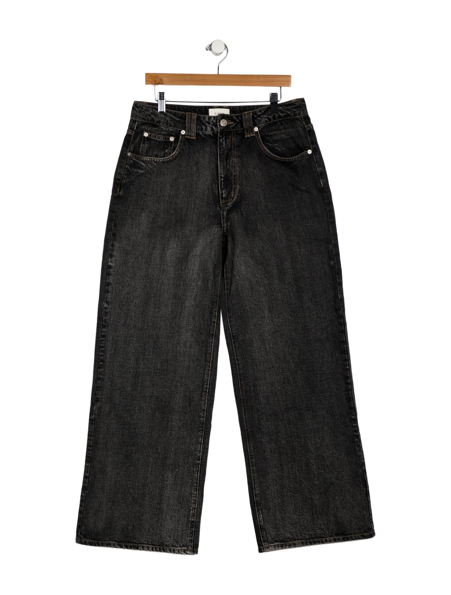Dissh Mid-Rise Wide Leg Jeans