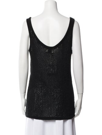 Dissh Scoop Neck Sleeveless Top