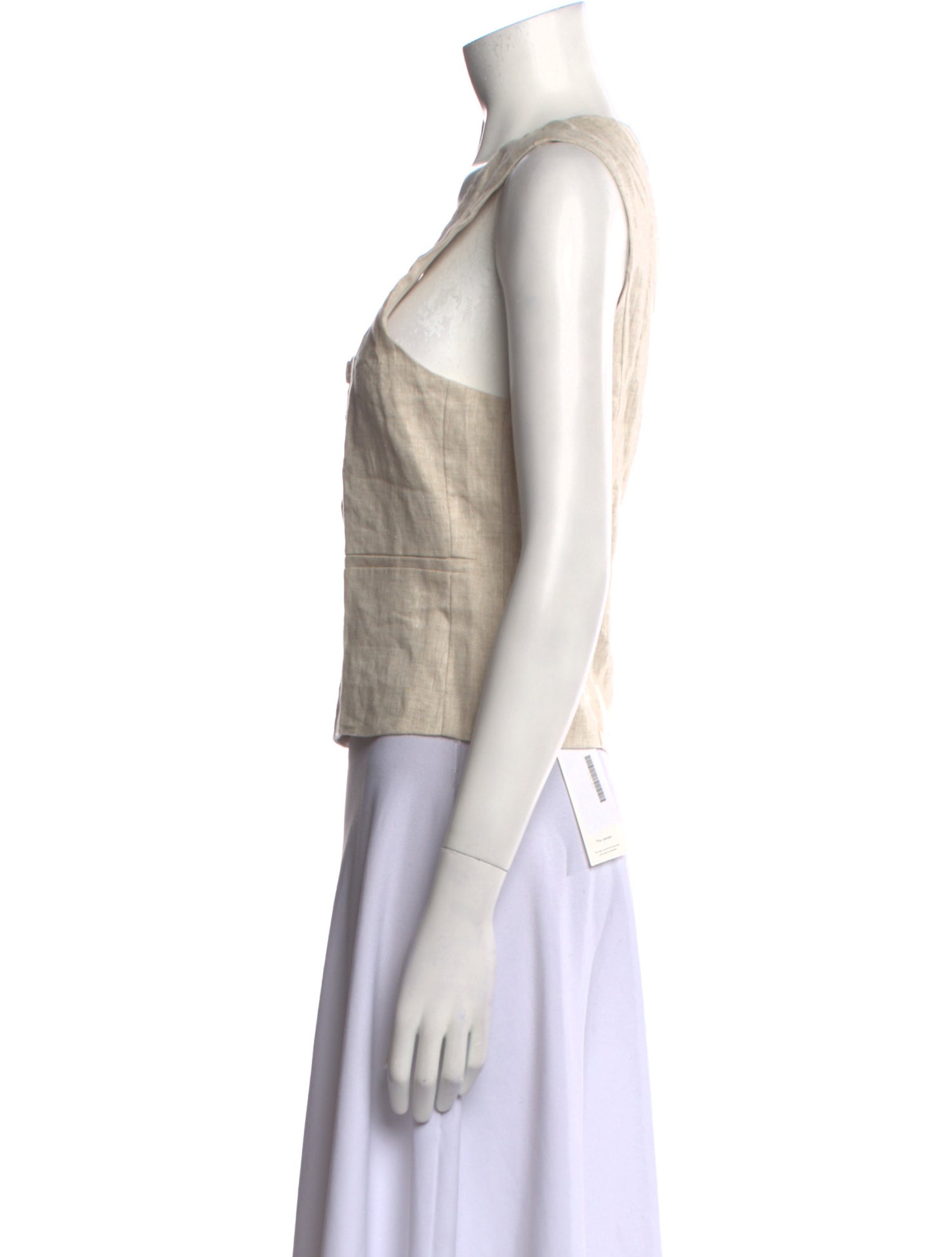 Dissh Linen Square Neckline Crop Top w/ Tags