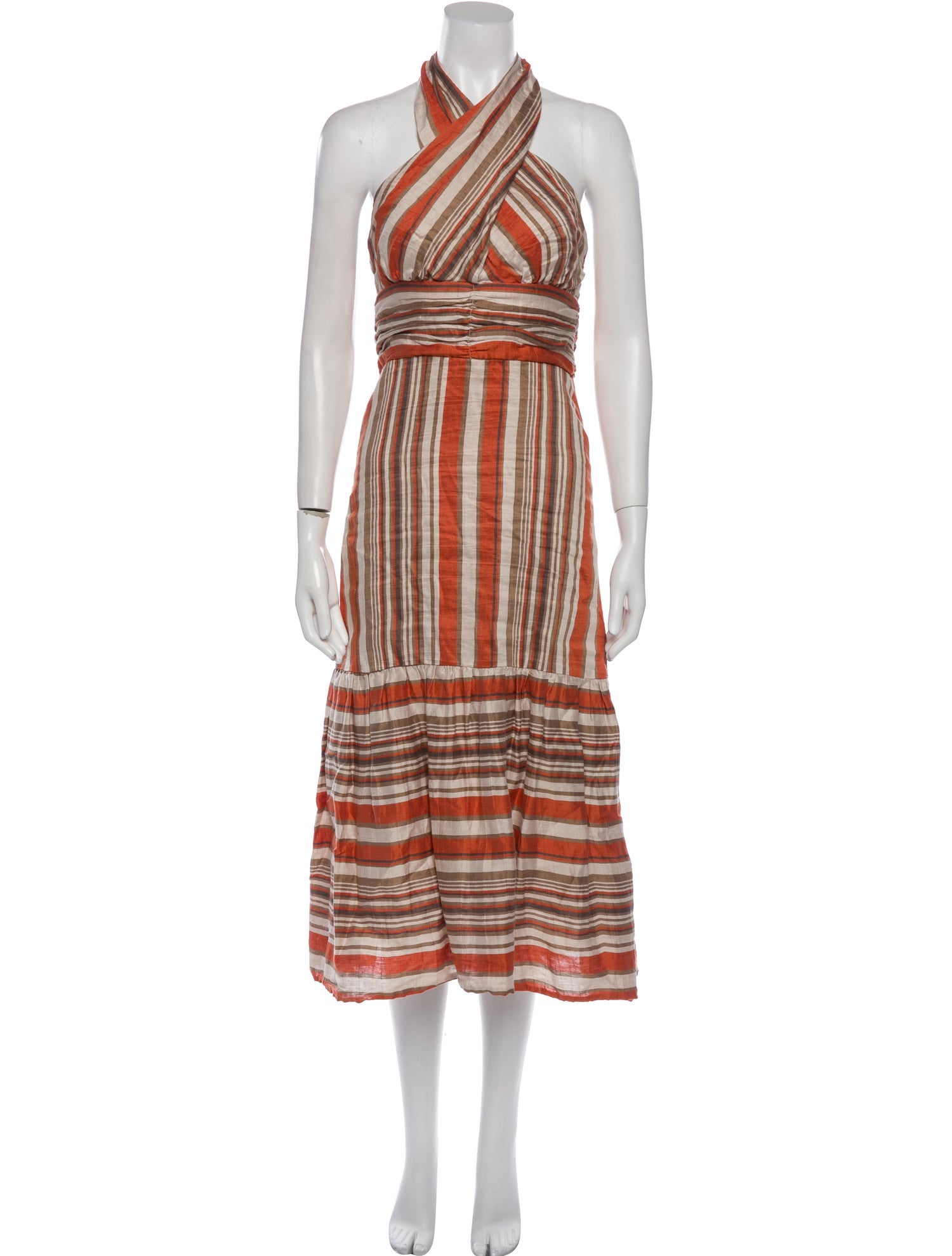 Dissh Linen Knee-Length Dress