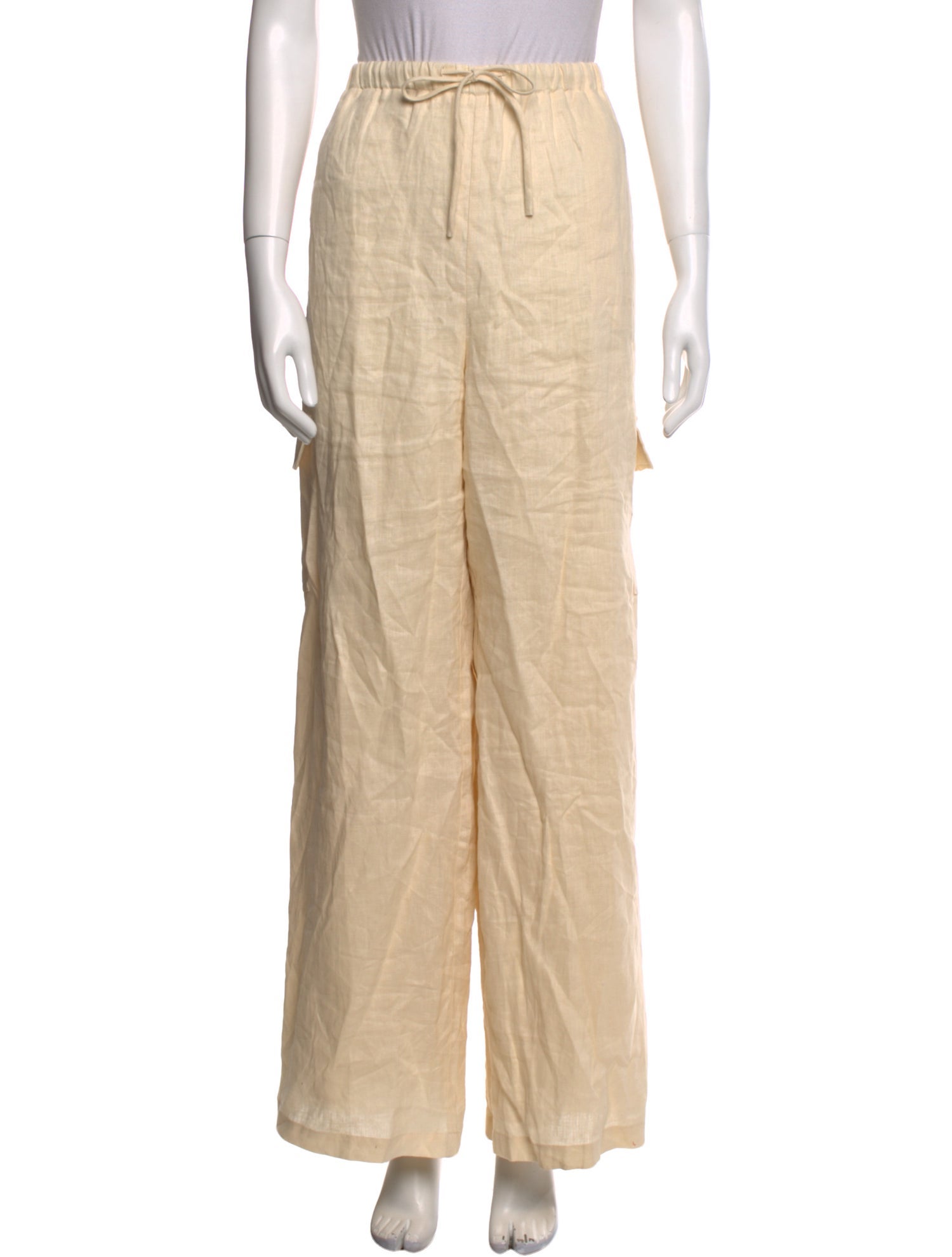 Dissh Linen Wide Leg Pants