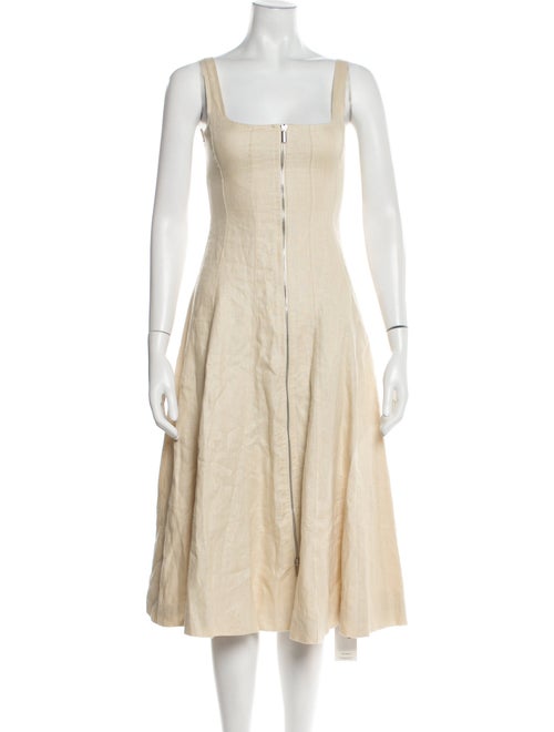 Dissh Linen Midi Length Dress
