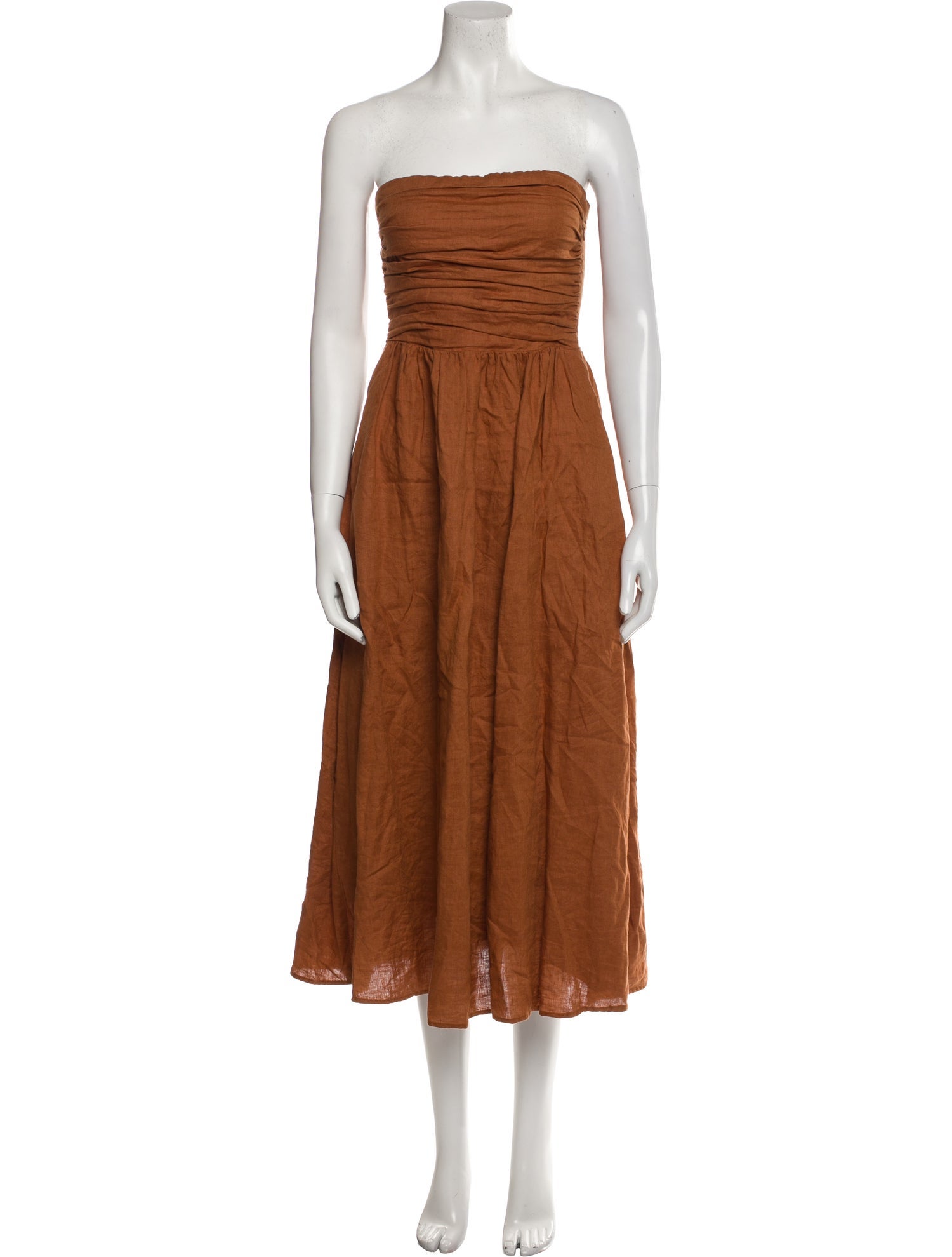 Dissh Linen Midi Length Dress
