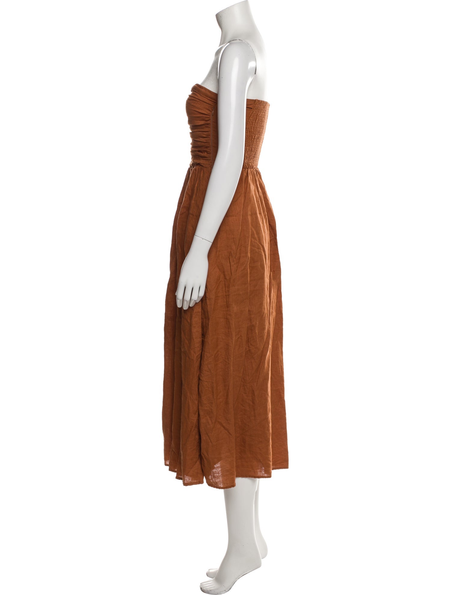 Dissh Linen Midi Length Dress