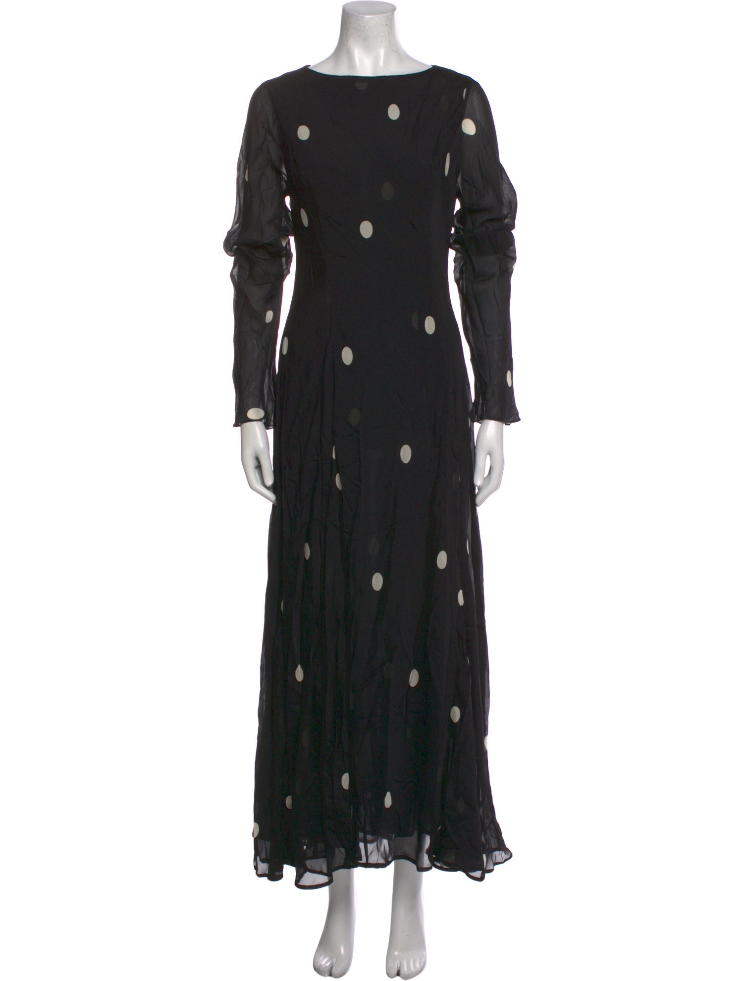 Dissh Polka Dot Print Long Dress